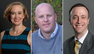 Headshots of Faculty mentors. From left: Nancy Cheak-Zamora, Brad Ferguson, Bill Janes