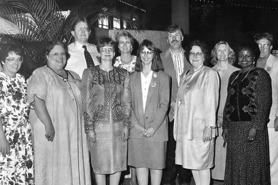 School of Social Work faculty photo c. 1995