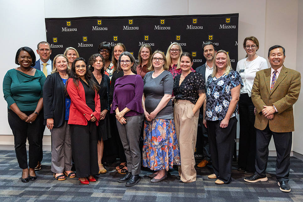 A group of faculty members from the Mizzou College of Health Sciences